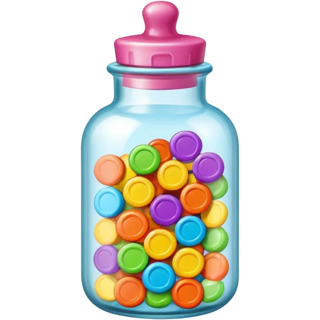 konpeito candy bottle emoji