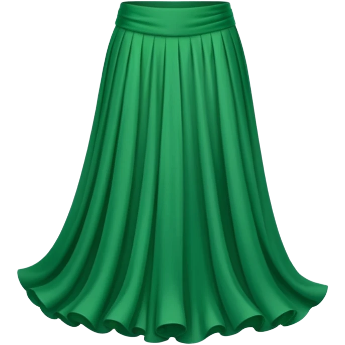 Green skirt emoji
