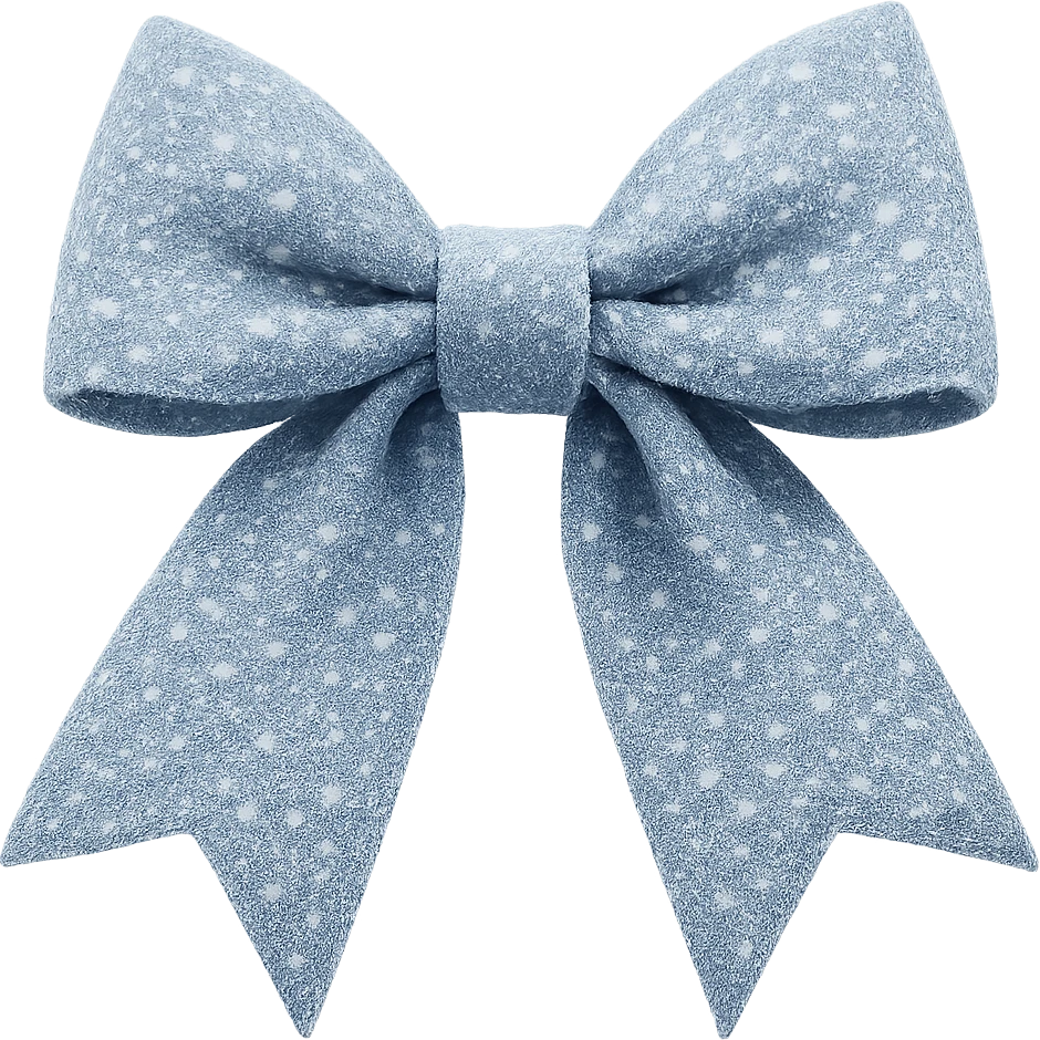 winter bow, remove background emoji