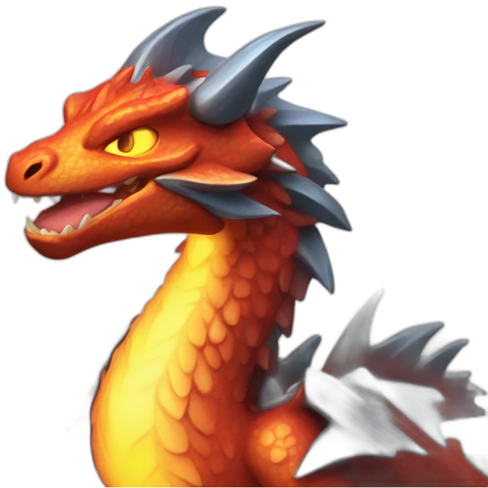 Dracaufeu shiny emoji