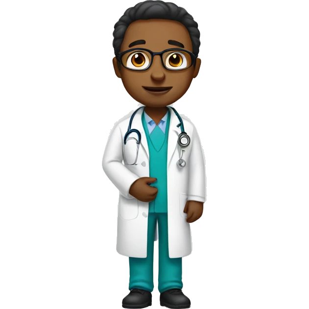 Doctor with baby face  emoji