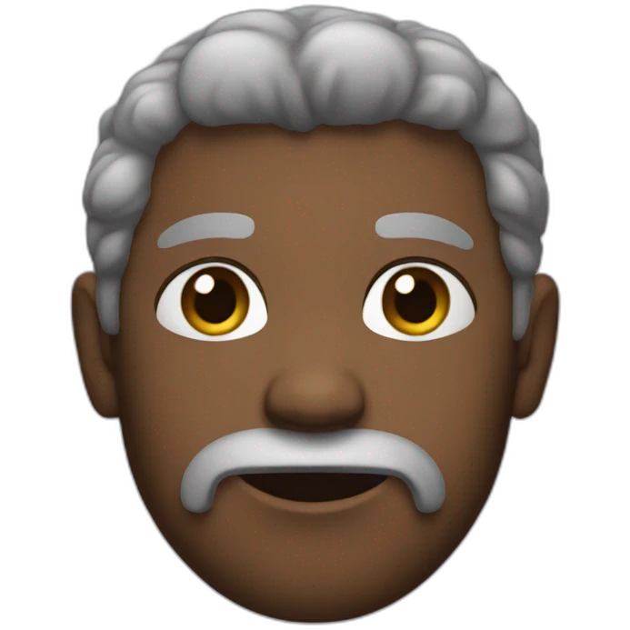 negro pelado emoji