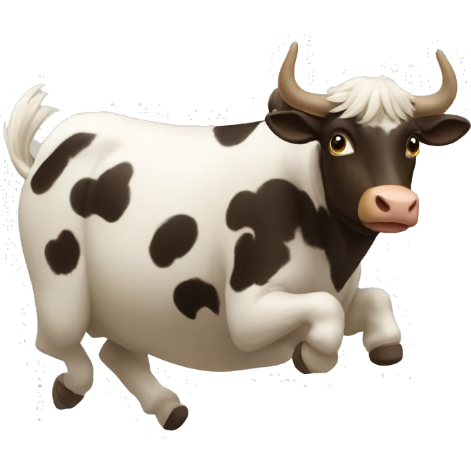Vaca volando emoji