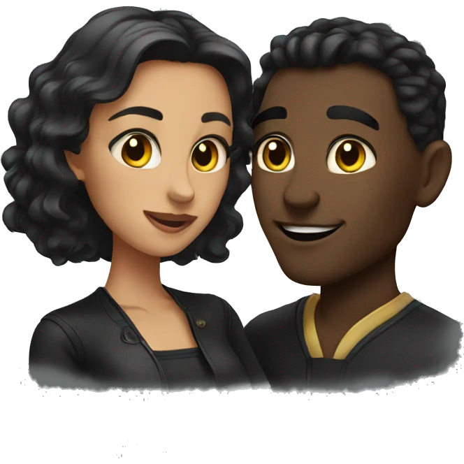 Panther couple emoji