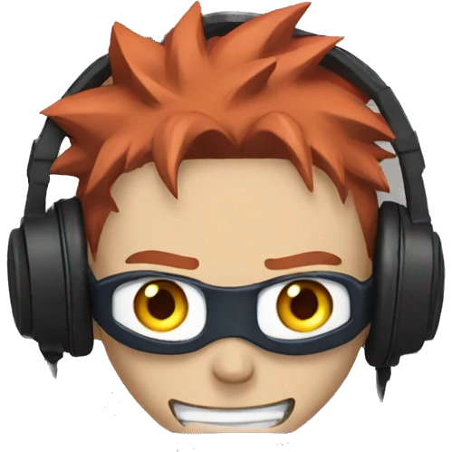 Naruto listens to music  emoji