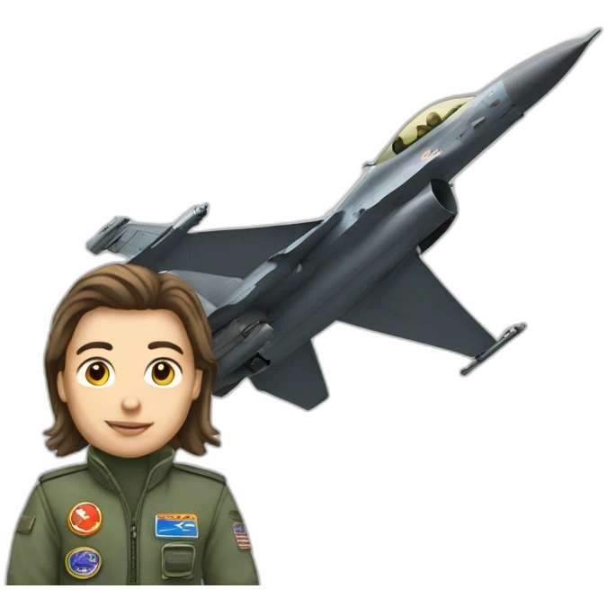 f16 with car pilot emoji