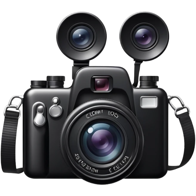 camera taking a picture emoji