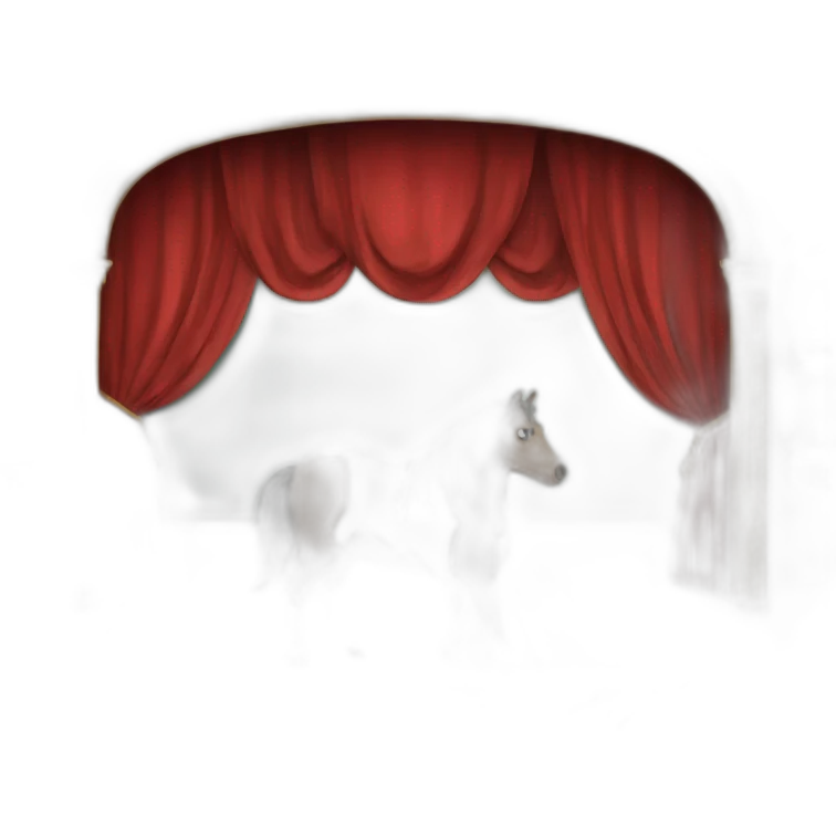 horse in theatre emoji