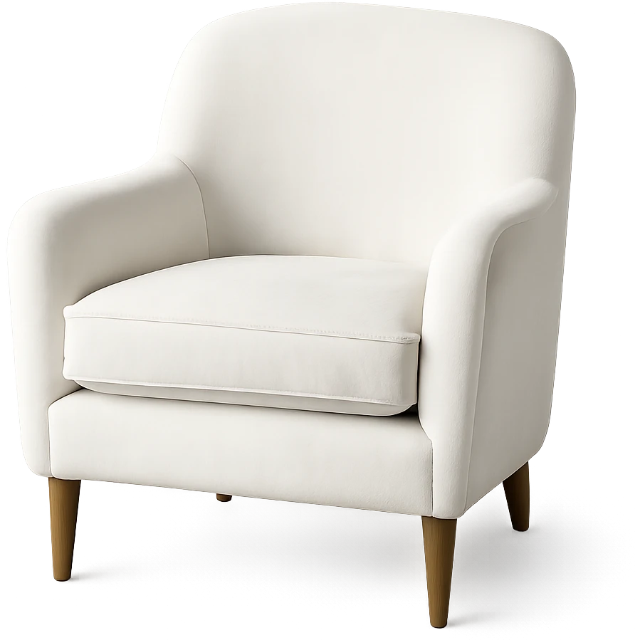 white velvet armchair emoji