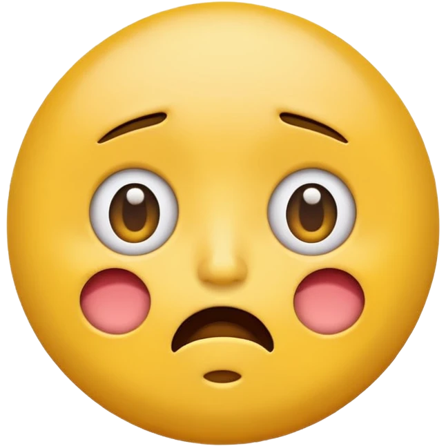 Circle face emoji with the expression of “wtf??!” emoji