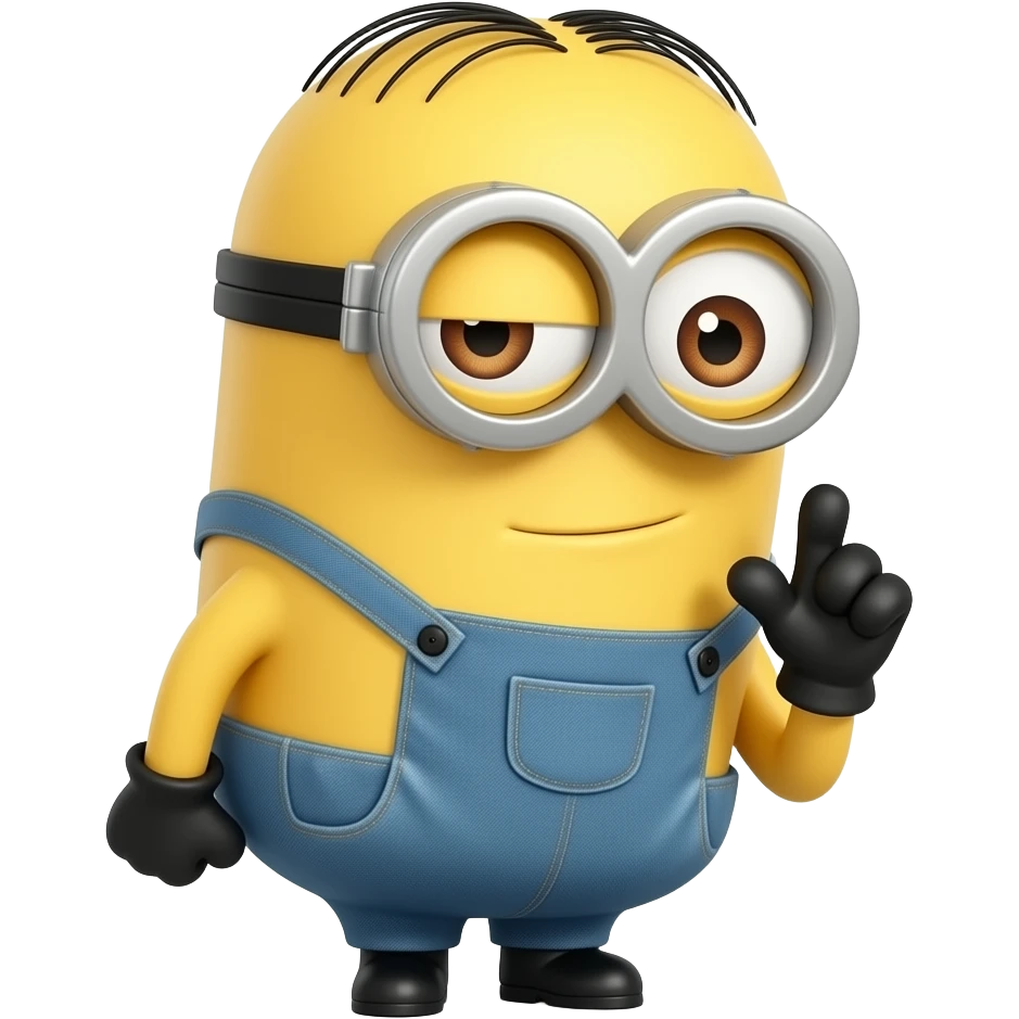 “Night night sleep tight “in cute minion female version emoji