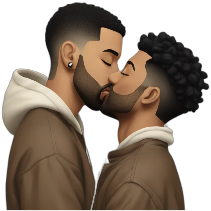 drake kissing 21 savage emoji