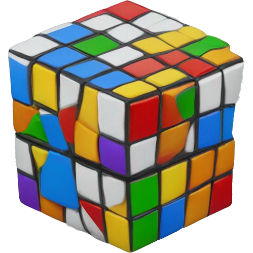 simply cube Rubik  emoji
