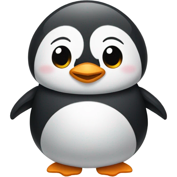 Cute penguin emoji