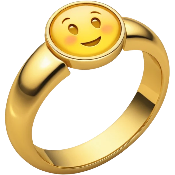 Gold ring emoji