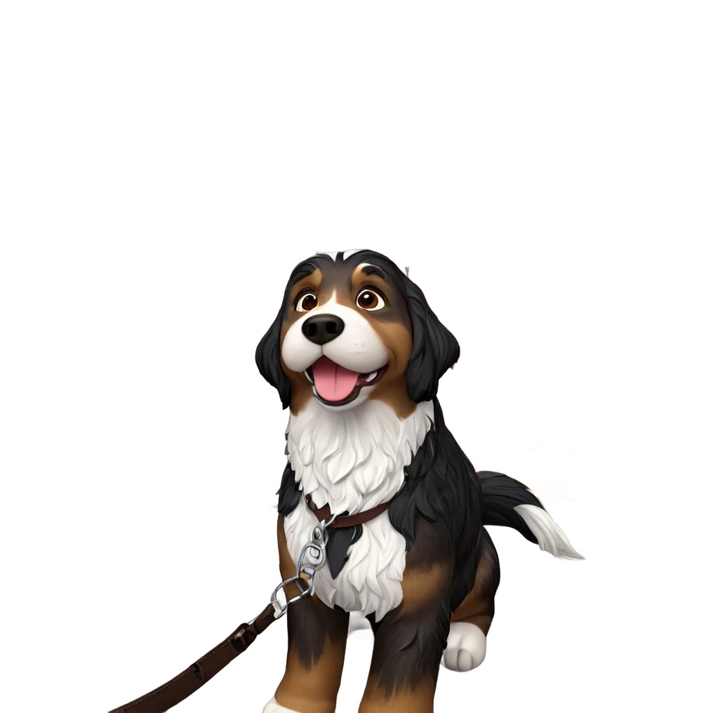 dog among autumn leaves emoji