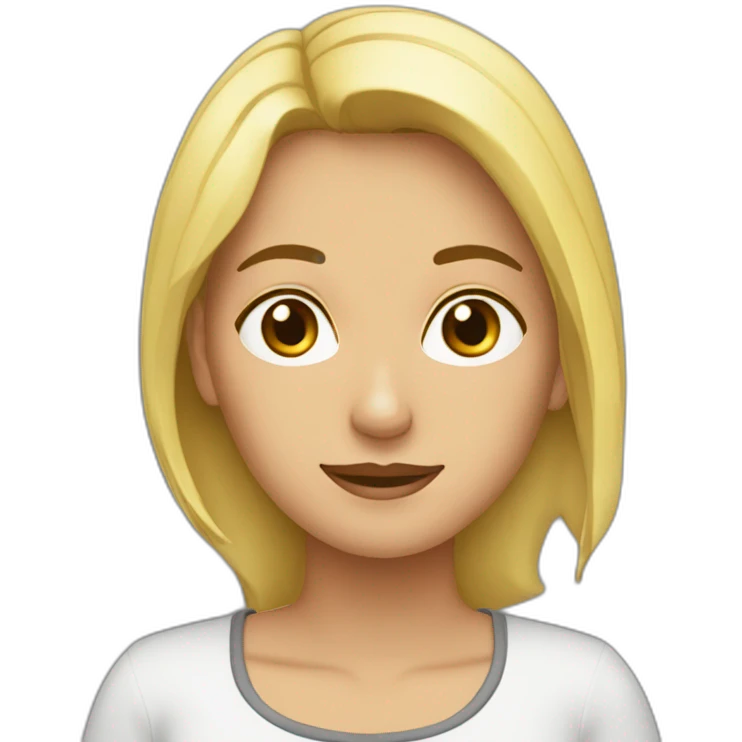 mujer rubia besa a trigueña emoji