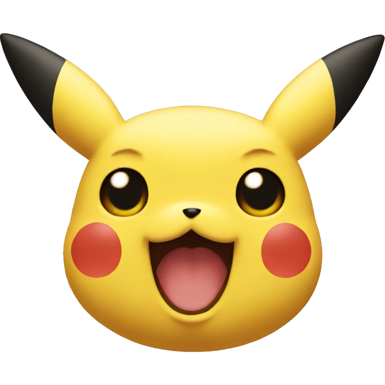 Pikachu face emoji