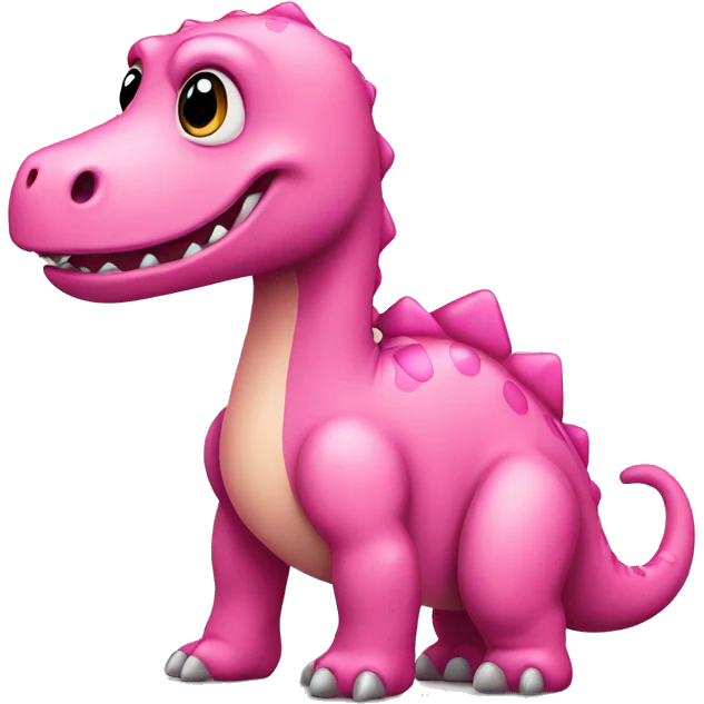 Pink dinosaur cute  emoji