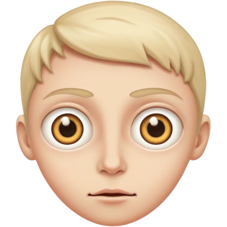 wide eyed emoji