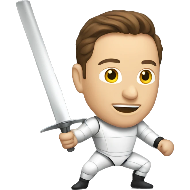 Elon musk fencing emoji