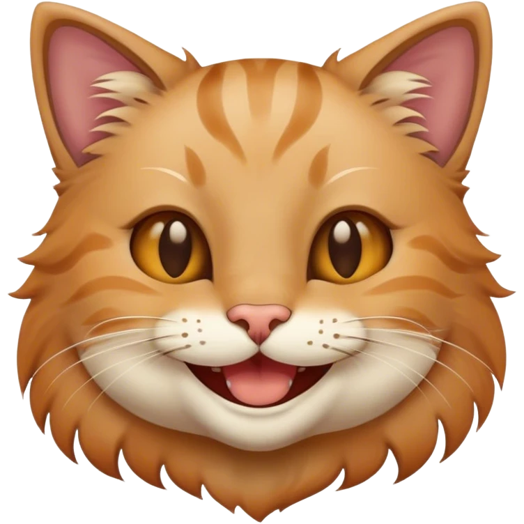 a cat smiling emoji