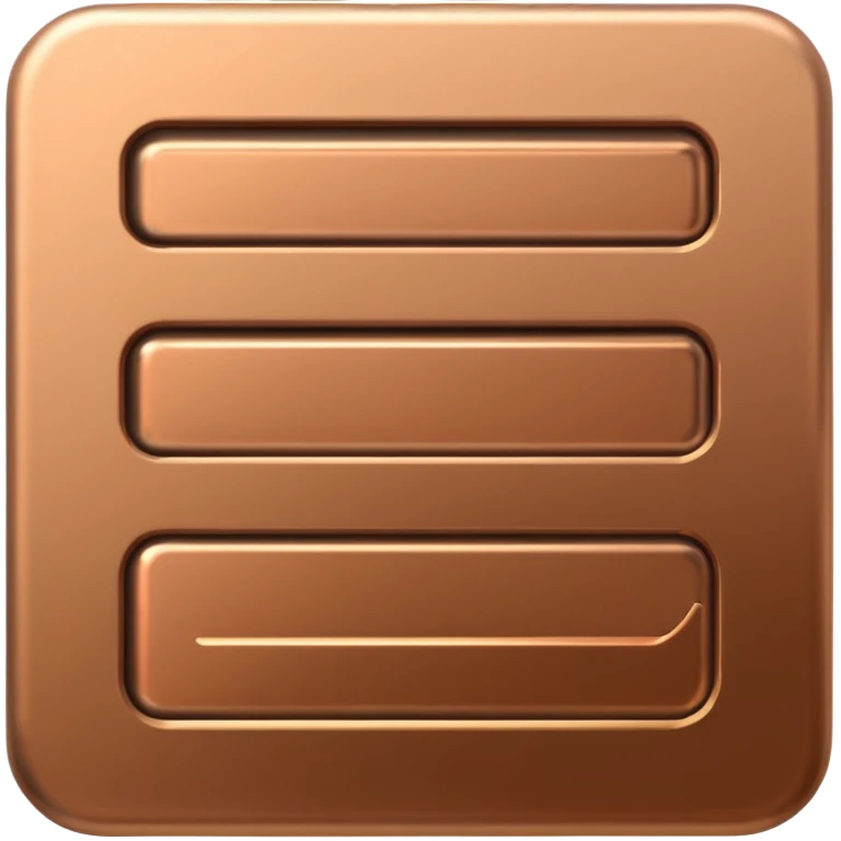 bronze bar, bronze text emoji