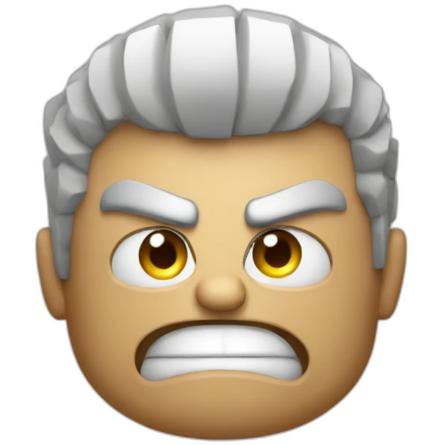 angry computer emoji