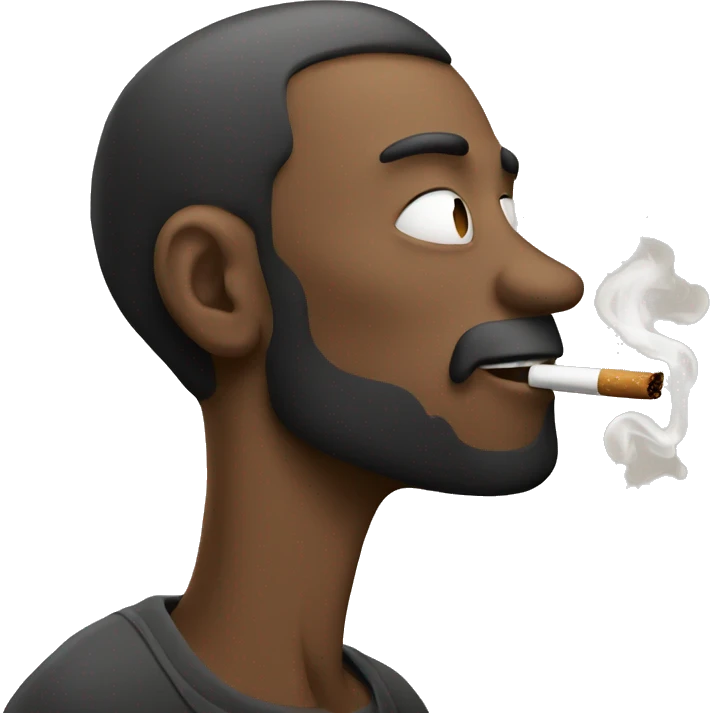 Guy smoking  emoji