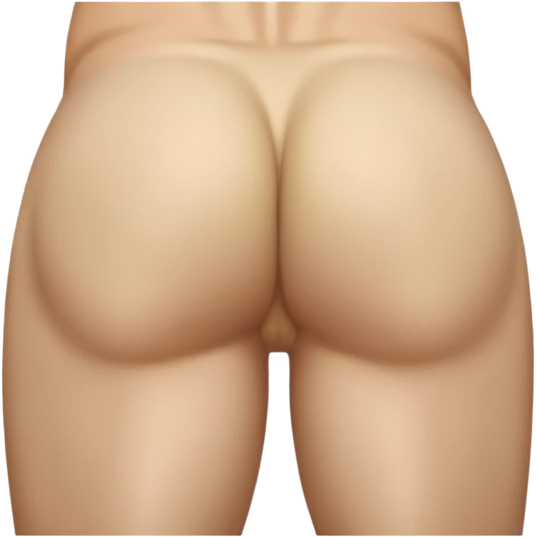 Blonde, white, Naked man, spreading butt cheeks, bent over, exposed ass hole, testicles, balls, looking back at camera emoji