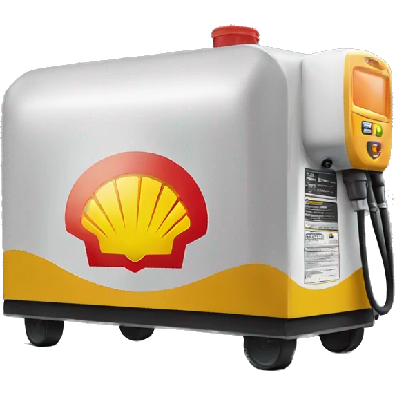 Create full hd emojis of Shell fuel company emoji