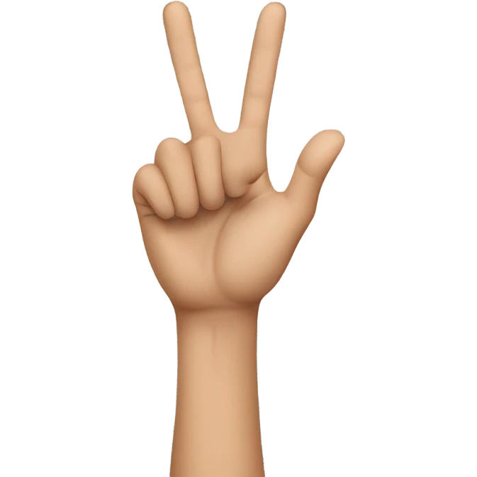 L hand sign  emoji