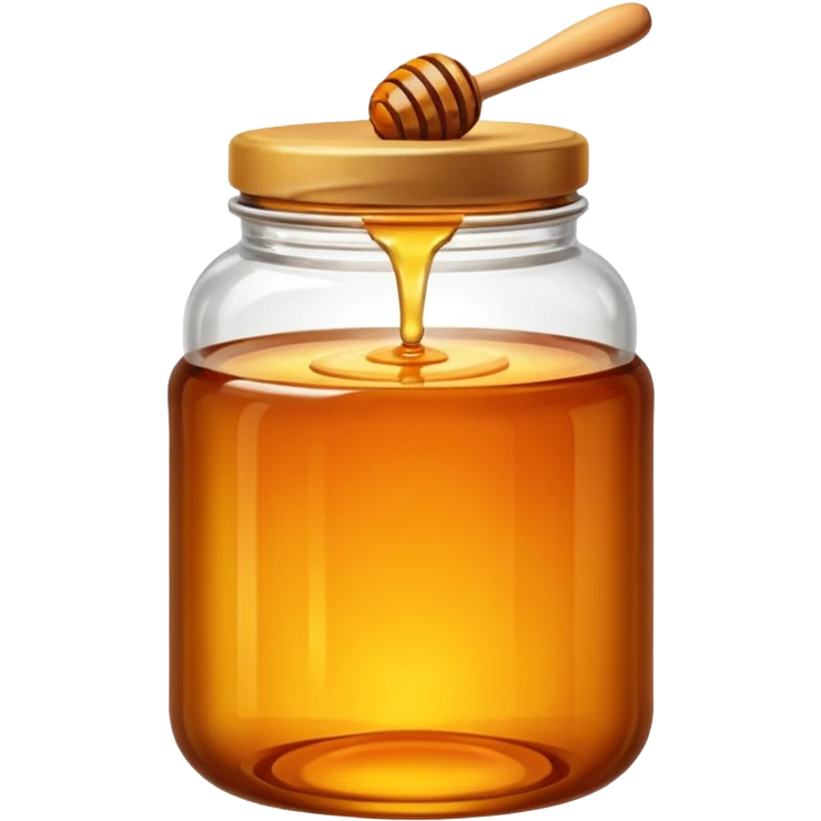 transparent honey jar emoji