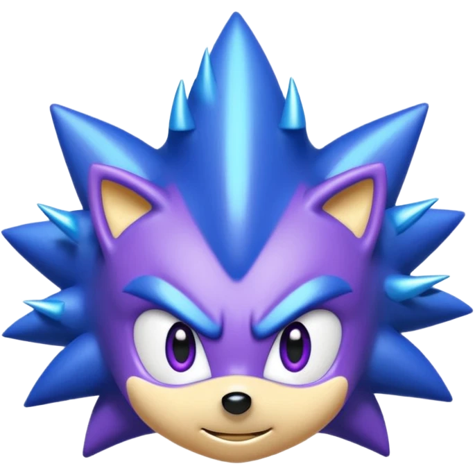 glitter purple sonic emoji