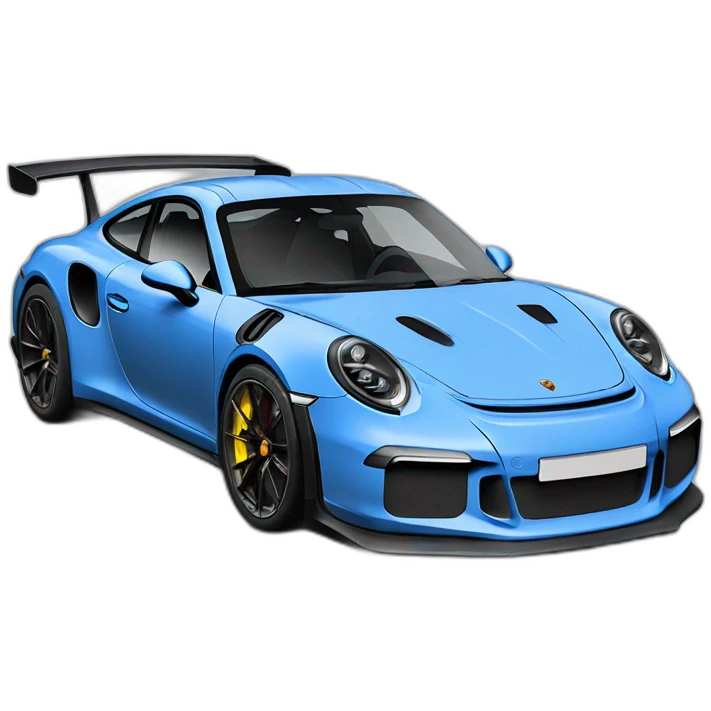 Porsche gt3rs bleu emoji