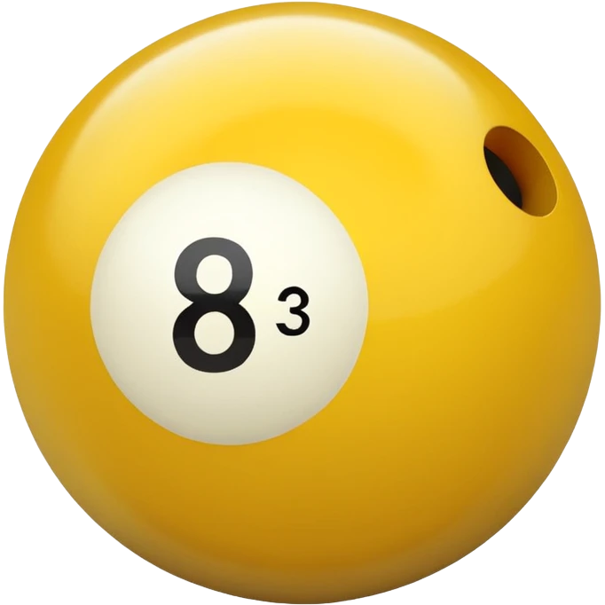 4 numbered billiard ball  emoji