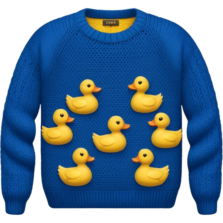 sweater with ducks emoji