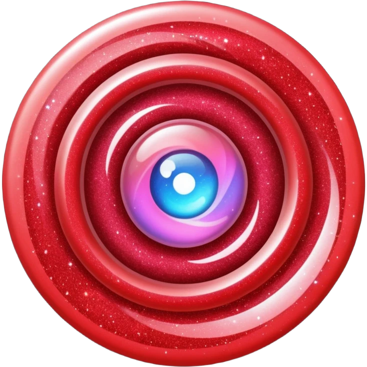 red glitter portal emoji