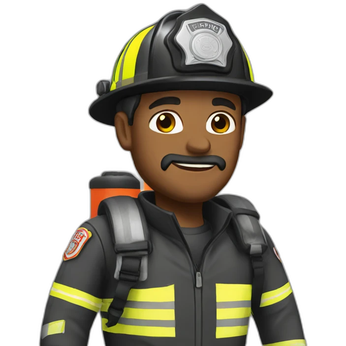 firefighter biker emoji