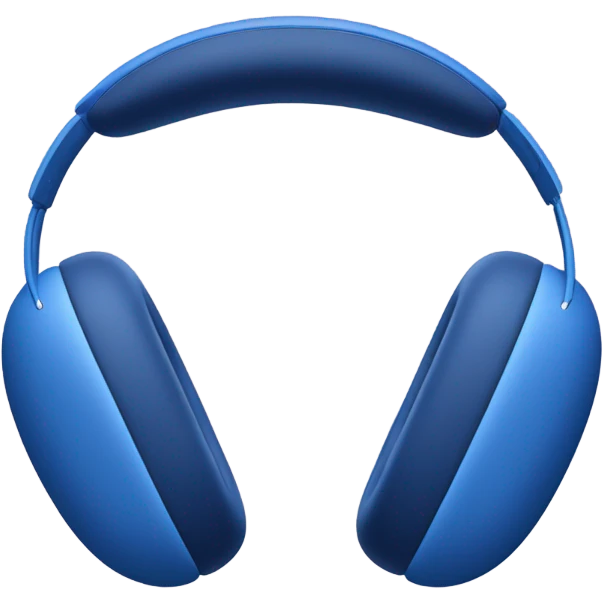 blue airpod max emoji