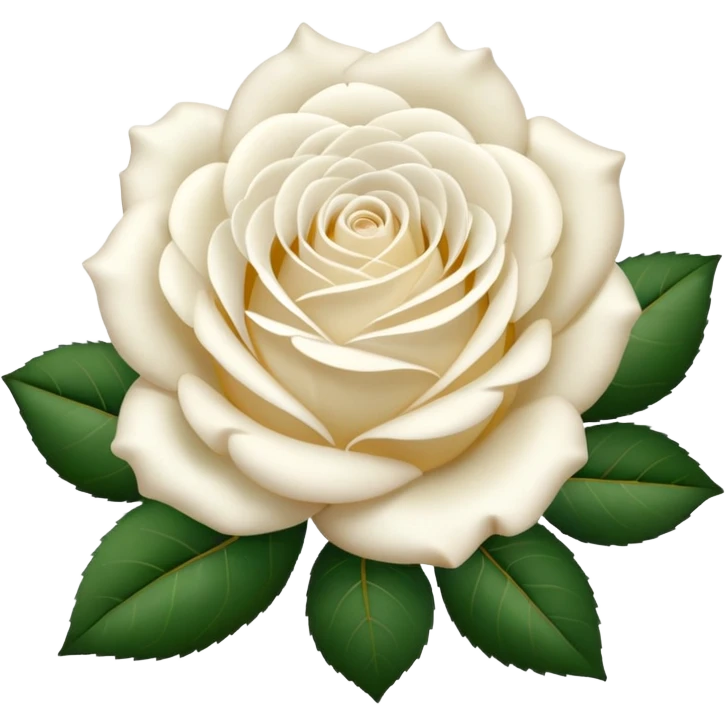 white roses only emoji