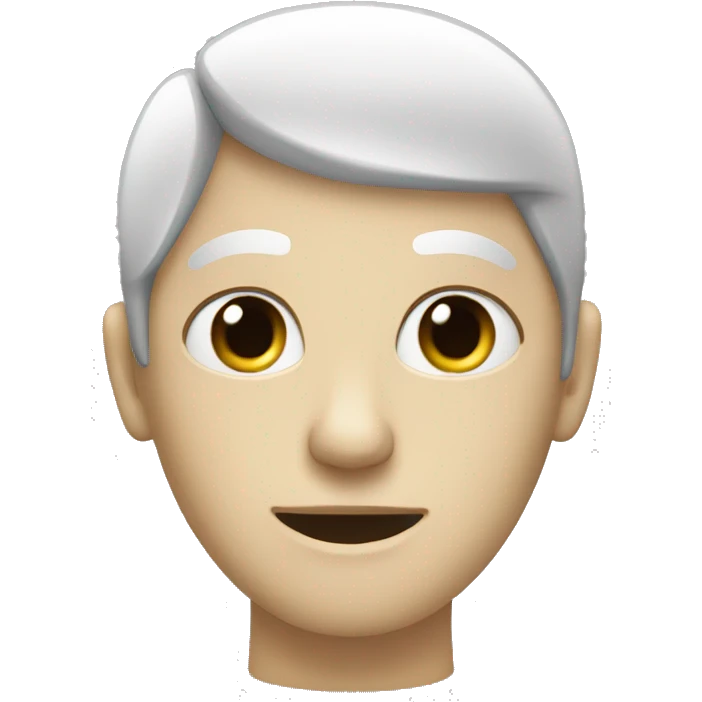 A faceless speaking person named chat emoji