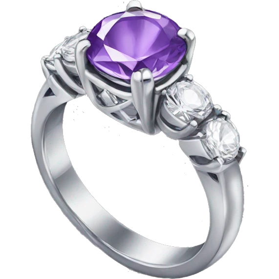 ring with purple diamond emoji