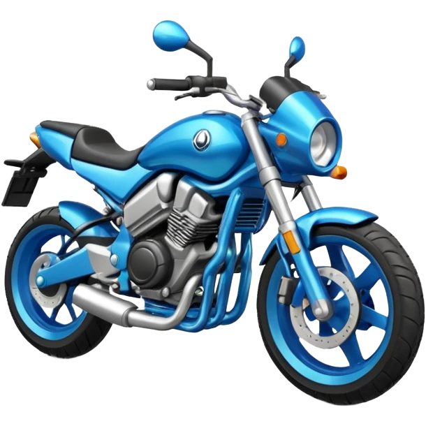 Moto SBR azul emoji