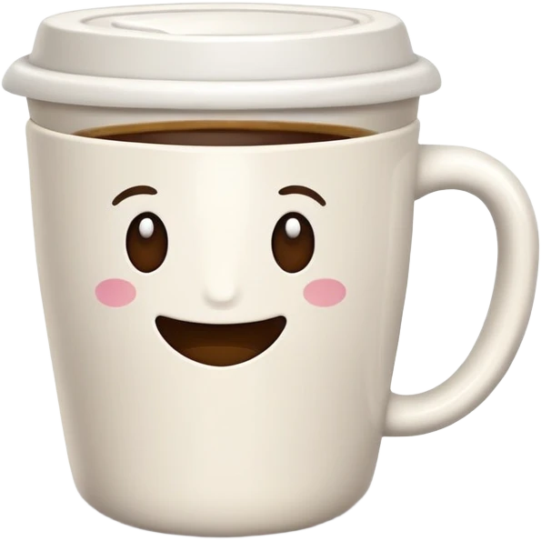 Thankful coffee cup emoji