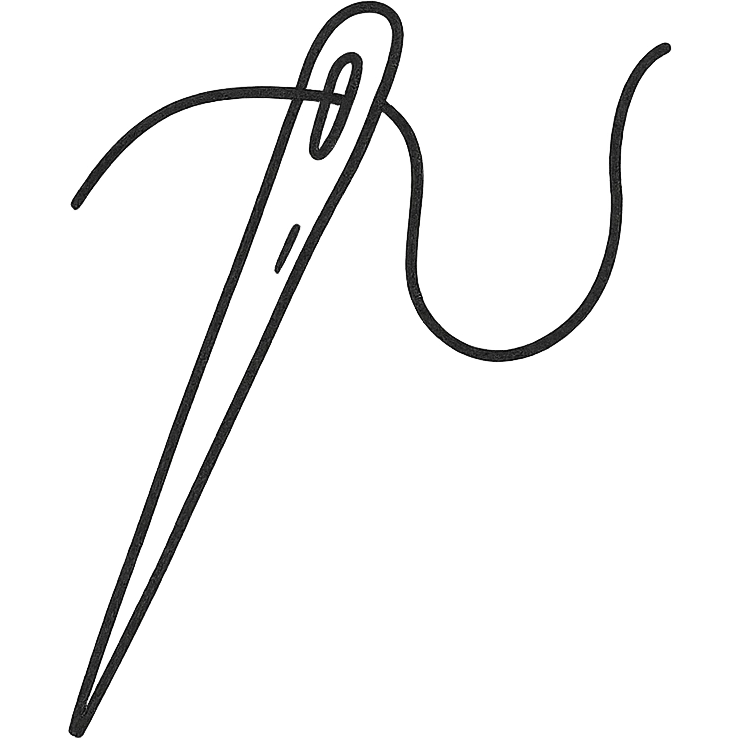 sewing needle with a hole emoji