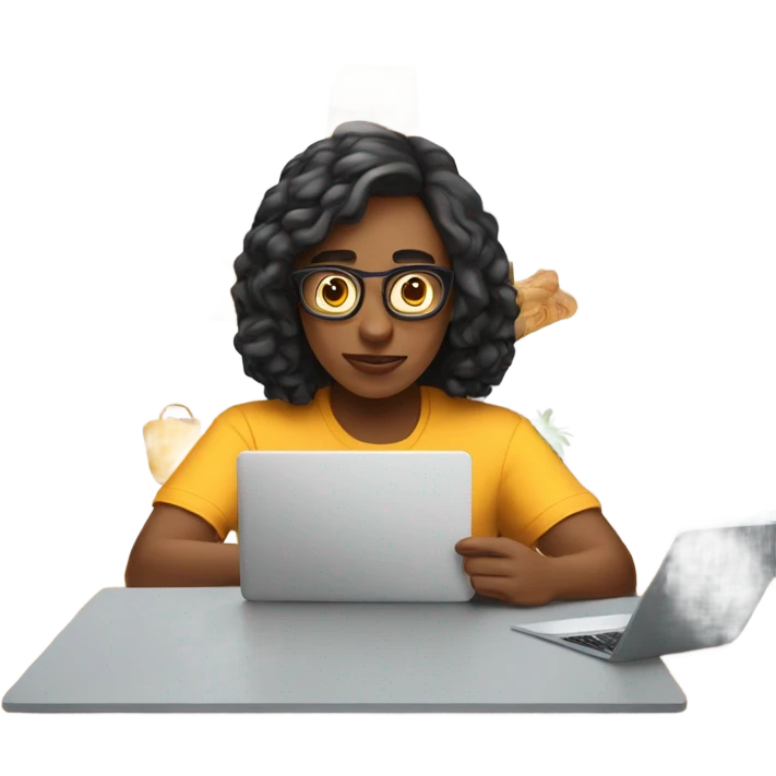 Shopping online emoji