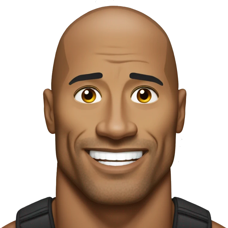 Dwayne johnson emoji