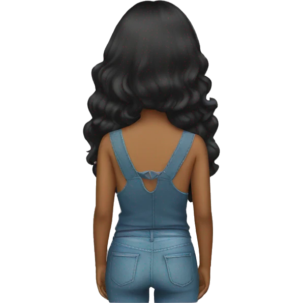 girl back emoji