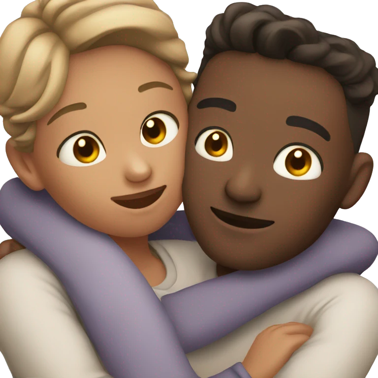 Cuddling  emoji